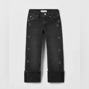 NWOT Zara Girls Black Jeans - Size 11/12